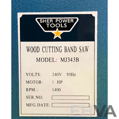Sher Power Tools 343mm Electric Wood Cutting Bandsaw