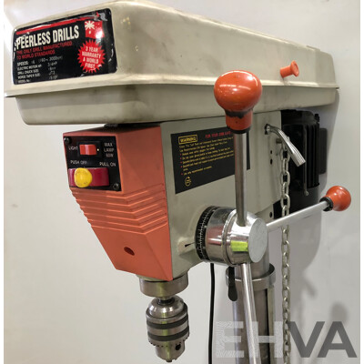 Peerless Drills 6 Speed Electric Pedestal Drill Press