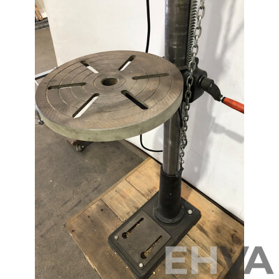 Peerless Drills 6 Speed Electric Pedestal Drill Press