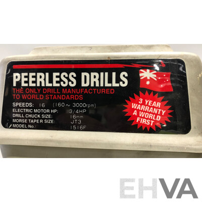 Peerless Drills 6 Speed Electric Pedestal Drill Press
