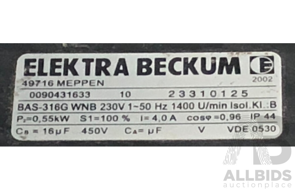 Elektra Beckum 316mm Electric Bandsaw