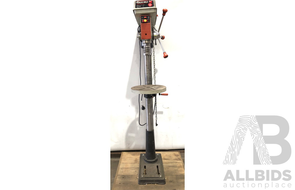 Peerless Drills 6 Speed Electric Pedestal Drill Press