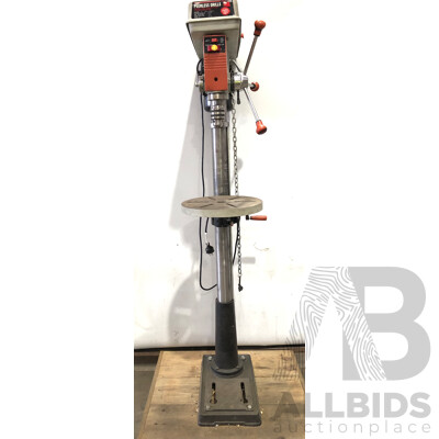 Peerless Drills 6 Speed Electric Pedestal Drill Press