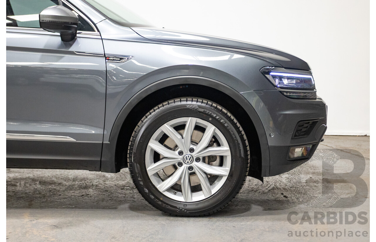 09/2021 Volkswagen Tiguan Allspace 162TSI Proline (AWD) 5NA MY21 4D Wagon Platinum Grey Metallic Turbo 2.0L