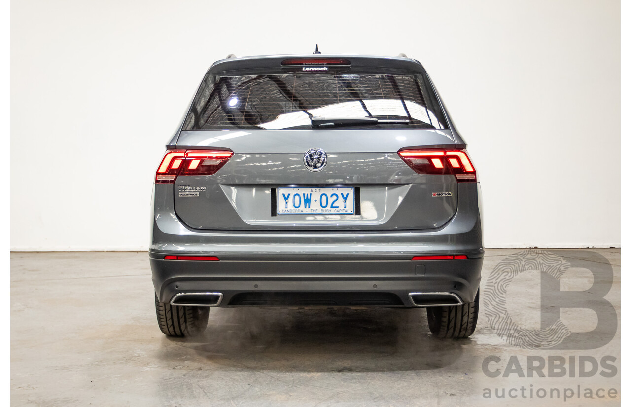 09/2021 Volkswagen Tiguan Allspace 162TSI Proline (AWD) 5NA MY21 4D Wagon Platinum Grey Metallic Turbo 2.0L