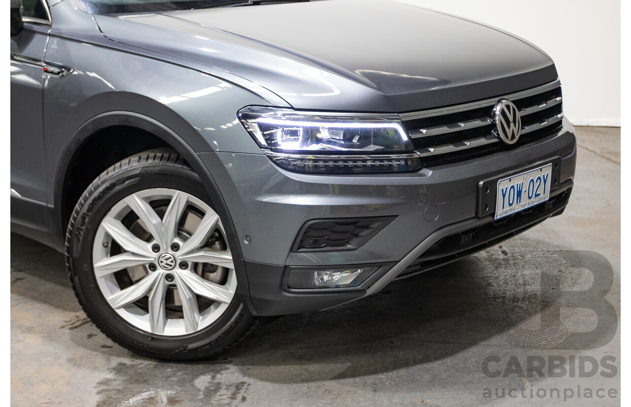 09/2021 Volkswagen Tiguan Allspace 162TSI Proline (AWD) 5NA MY21 4D Wagon Platinum Grey Metallic Turbo 2.0L