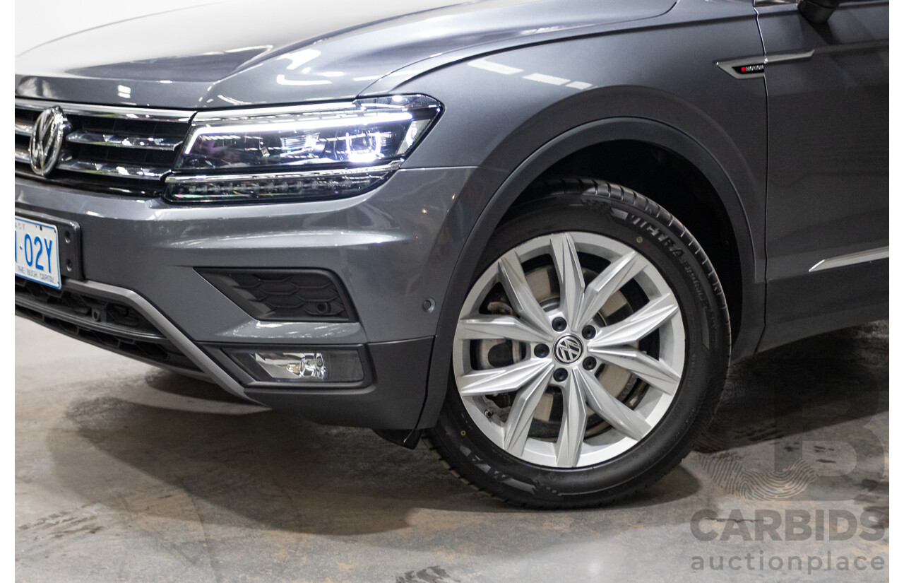 09/2021 Volkswagen Tiguan Allspace 162TSI Proline (AWD) 5NA MY21 4D Wagon Platinum Grey Metallic Turbo 2.0L