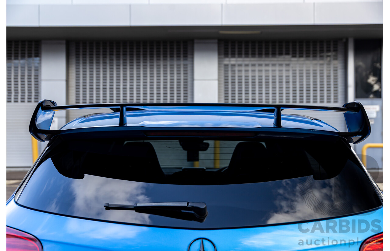 1/2015 Mercedes-Benz A45 AMG 176 MY15 5d Hatchback South Sea Blue Metallic Turbo 2.0L
