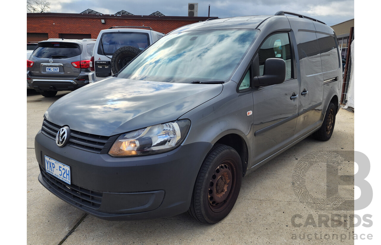 1/2011 Volkswagen Caddy MAXI Tdi250 2K MY11 5d Van Grey 1.6L
