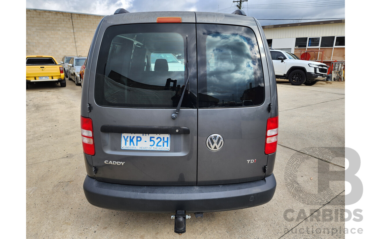 1/2011 Volkswagen Caddy MAXI Tdi250 2K MY11 5d Van Grey 1.6L