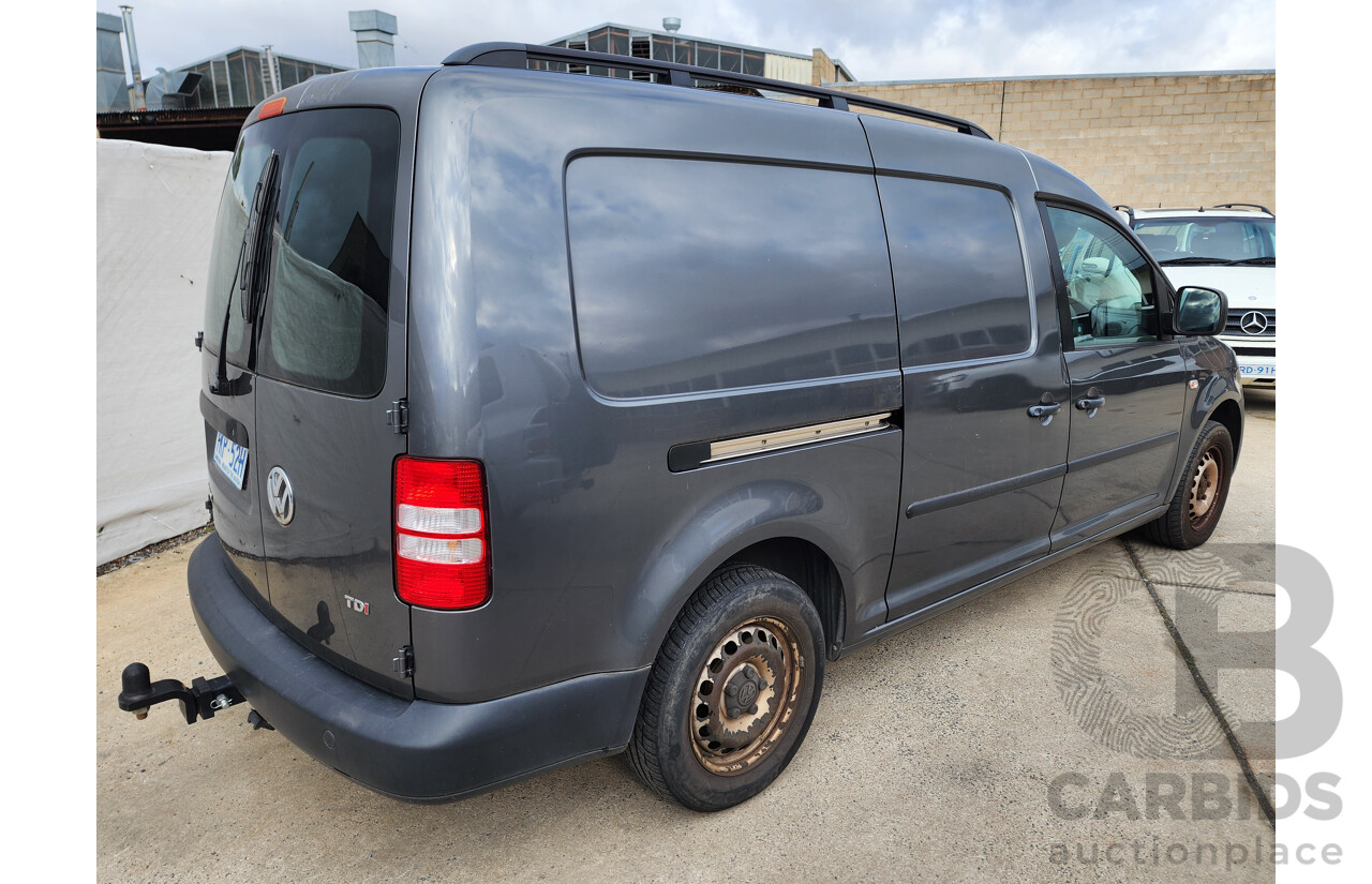 1/2011 Volkswagen Caddy MAXI Tdi250 2K MY11 5d Van Grey 1.6L