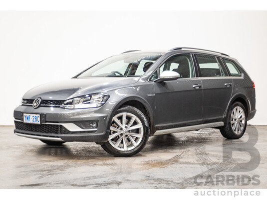 06/2017 Volkswagen Golf Alltrack 132 TSI (AWD) AU MY17 4D Wagon Indium Grey Metallic Turbo 1.8L