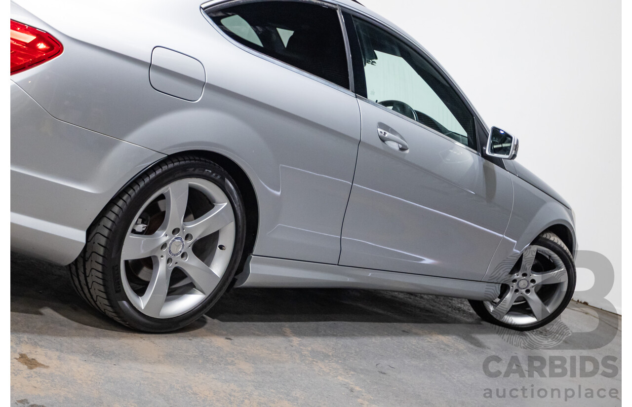 3/2014 Mercedes Benz C250 CDI AMG Pack W204 MY14 2d Coupe Iridium Silver Metallic Turbo Diesel 2.1L