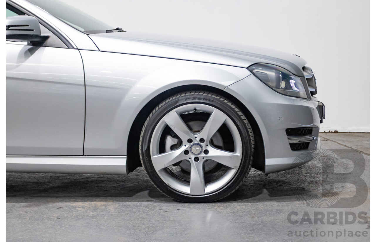 3/2014 Mercedes Benz C250 CDI AMG Pack W204 MY14 2d Coupe Iridium Silver Metallic Turbo Diesel 2.1L