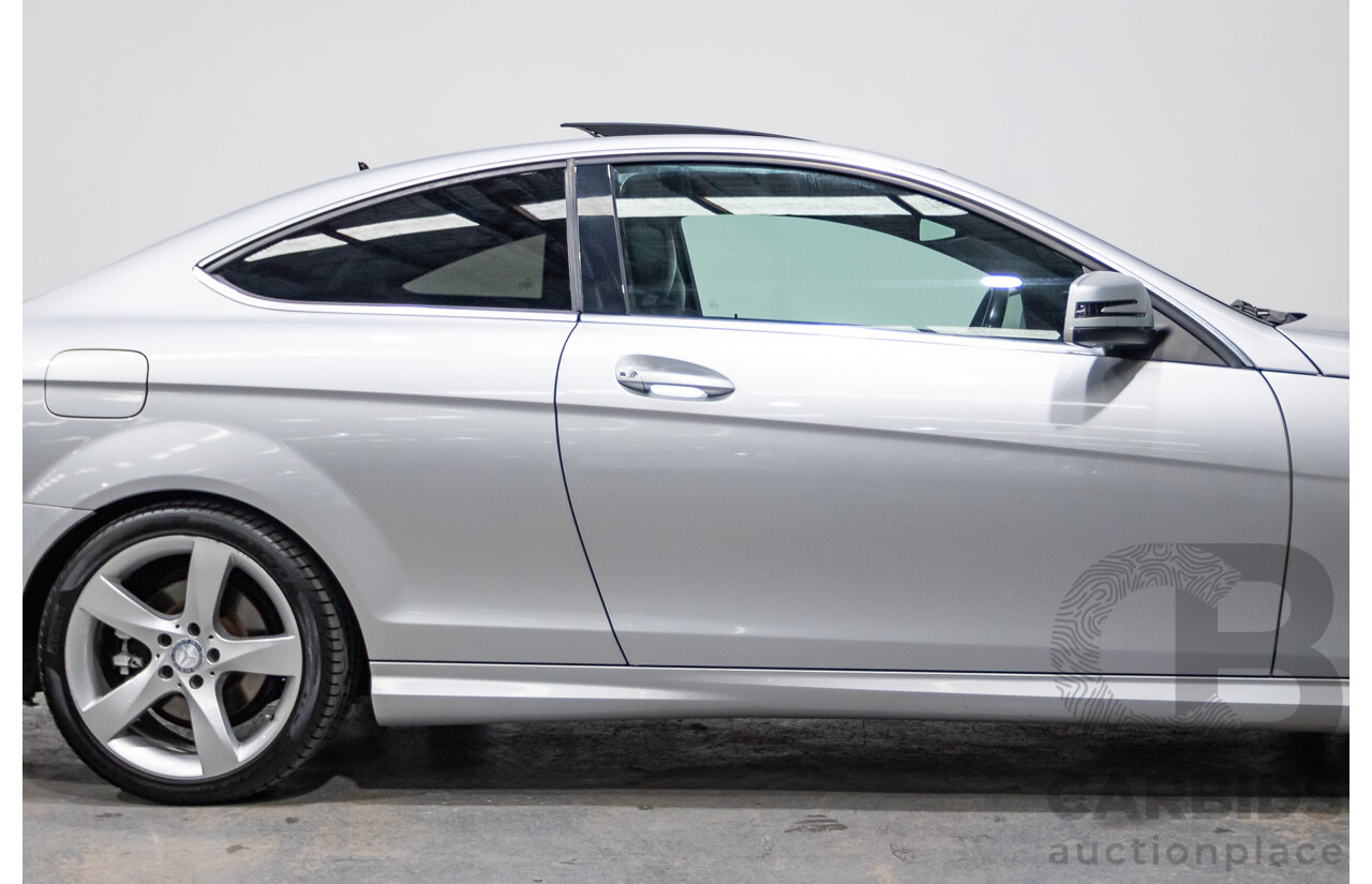 3/2014 Mercedes Benz C250 CDI AMG Pack W204 MY14 2d Coupe Iridium Silver Metallic Turbo Diesel 2.1L