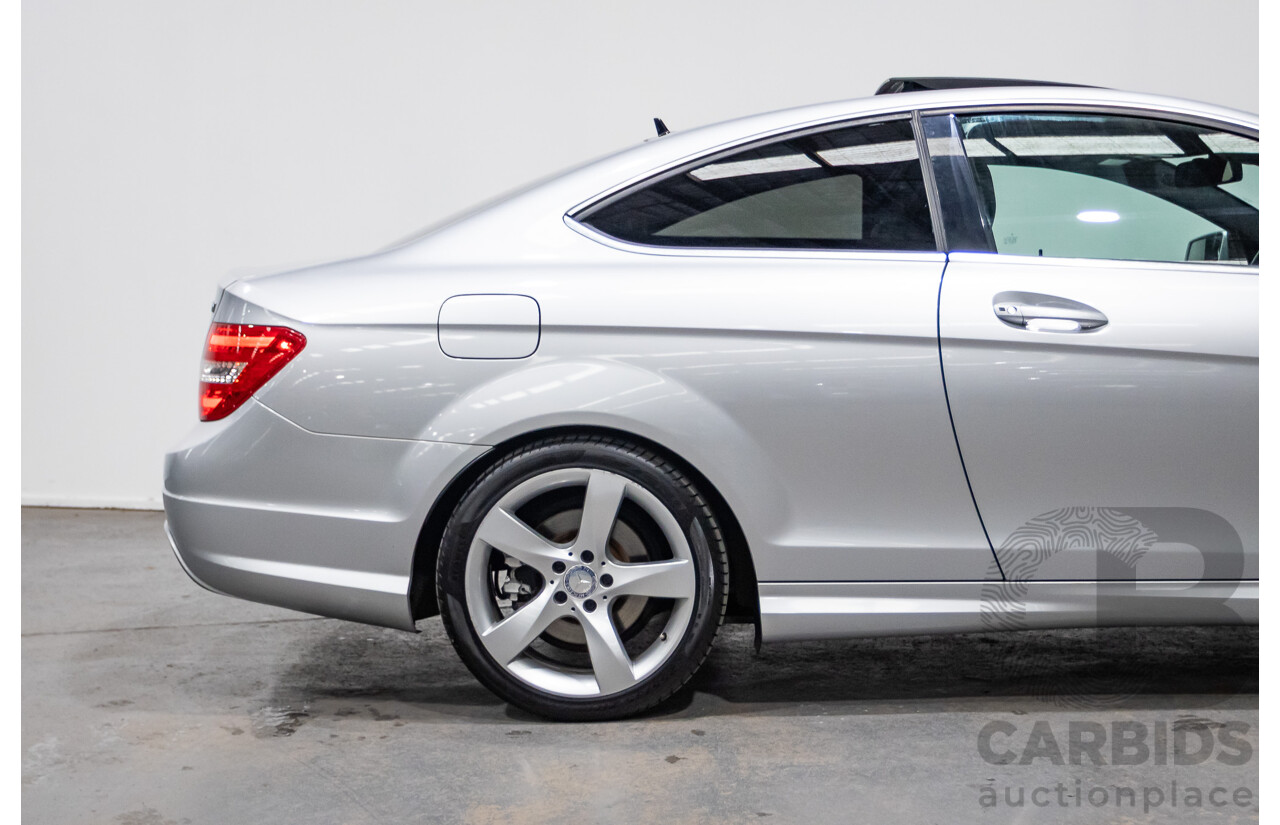3/2014 Mercedes Benz C250 CDI AMG Pack W204 MY14 2d Coupe Iridium Silver Metallic Turbo Diesel 2.1L