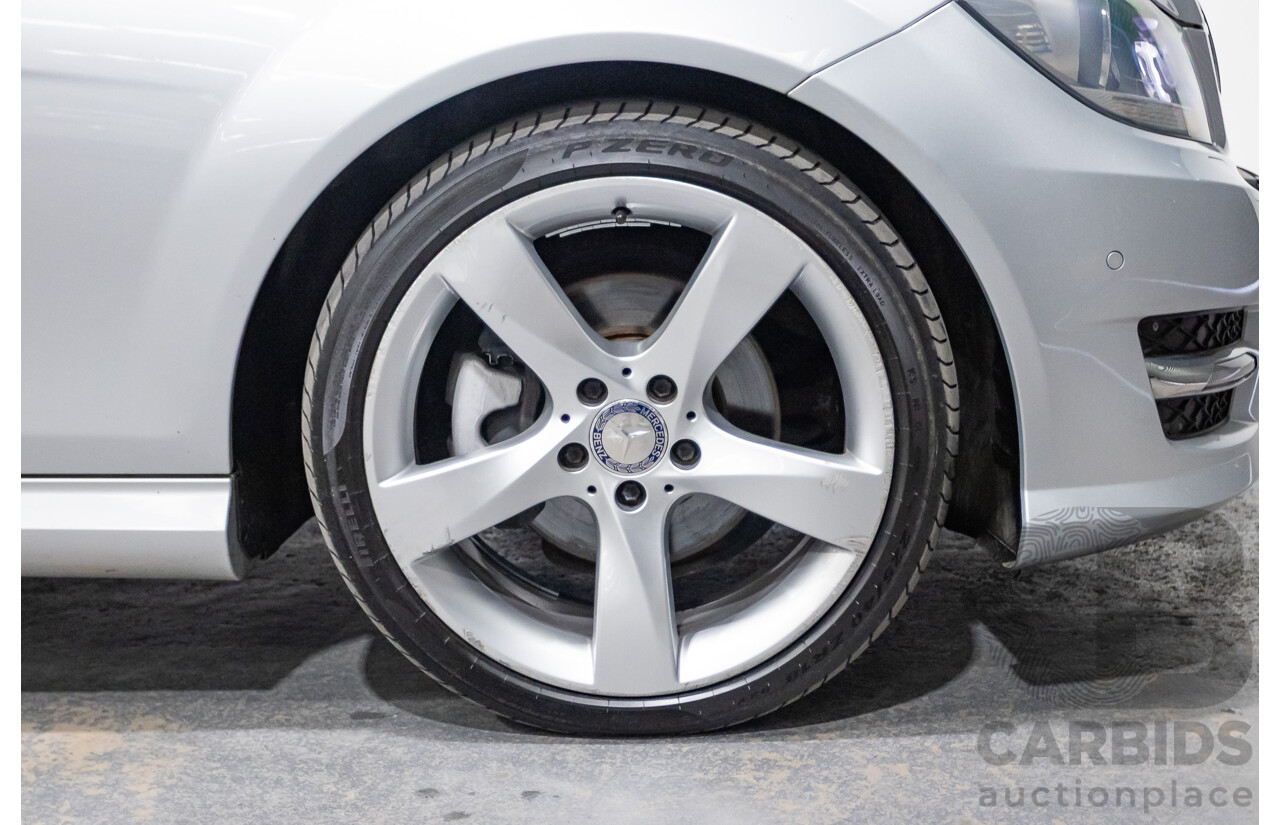 3/2014 Mercedes Benz C250 CDI AMG Pack W204 MY14 2d Coupe Iridium Silver Metallic Turbo Diesel 2.1L