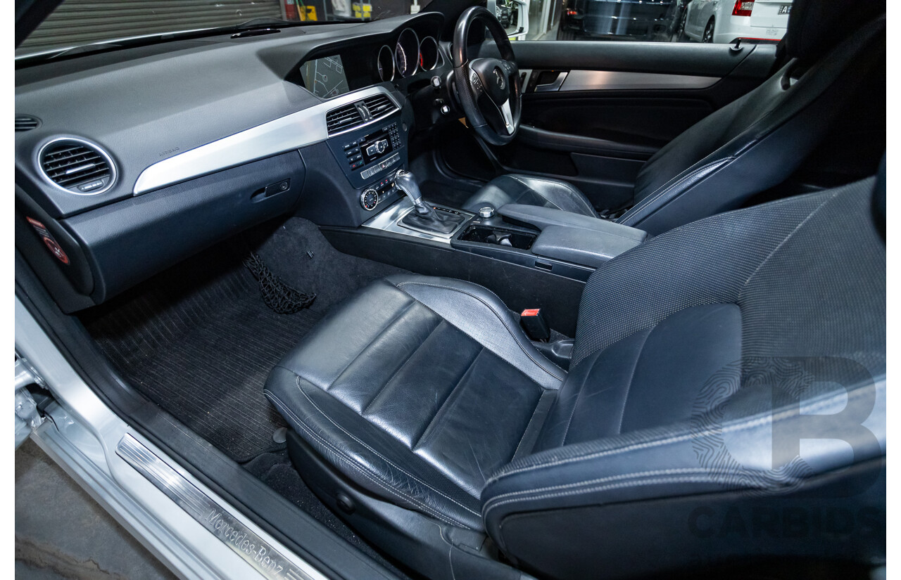 3/2014 Mercedes Benz C250 CDI AMG Pack W204 MY14 2d Coupe Iridium Silver Metallic Turbo Diesel 2.1L