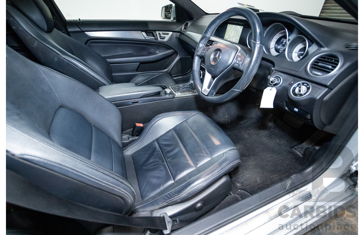 3/2014 Mercedes Benz C250 CDI AMG Pack W204 MY14 2d Coupe Iridium Silver Metallic Turbo Diesel 2.1L