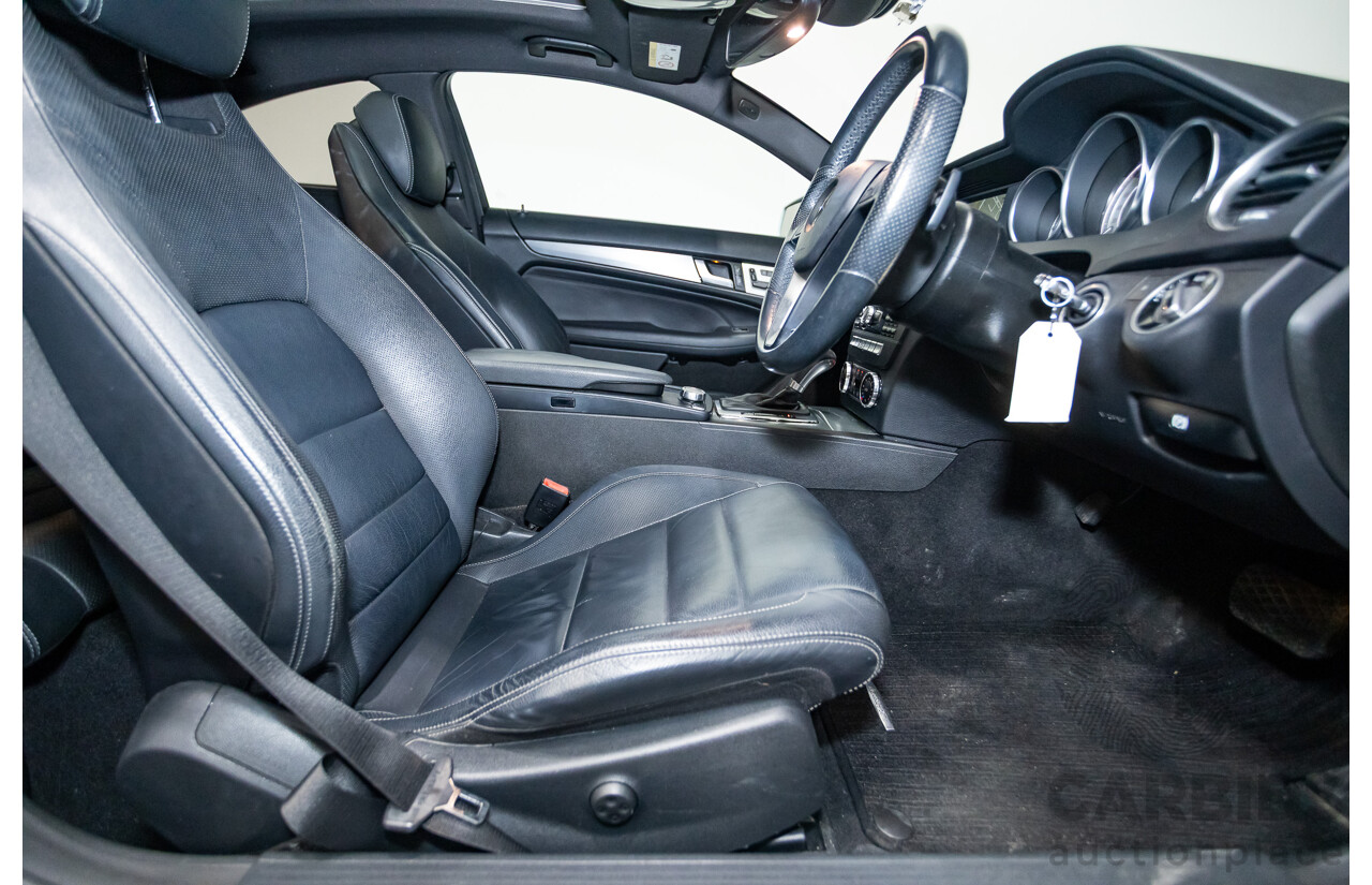 3/2014 Mercedes Benz C250 CDI AMG Pack W204 MY14 2d Coupe Iridium Silver Metallic Turbo Diesel 2.1L