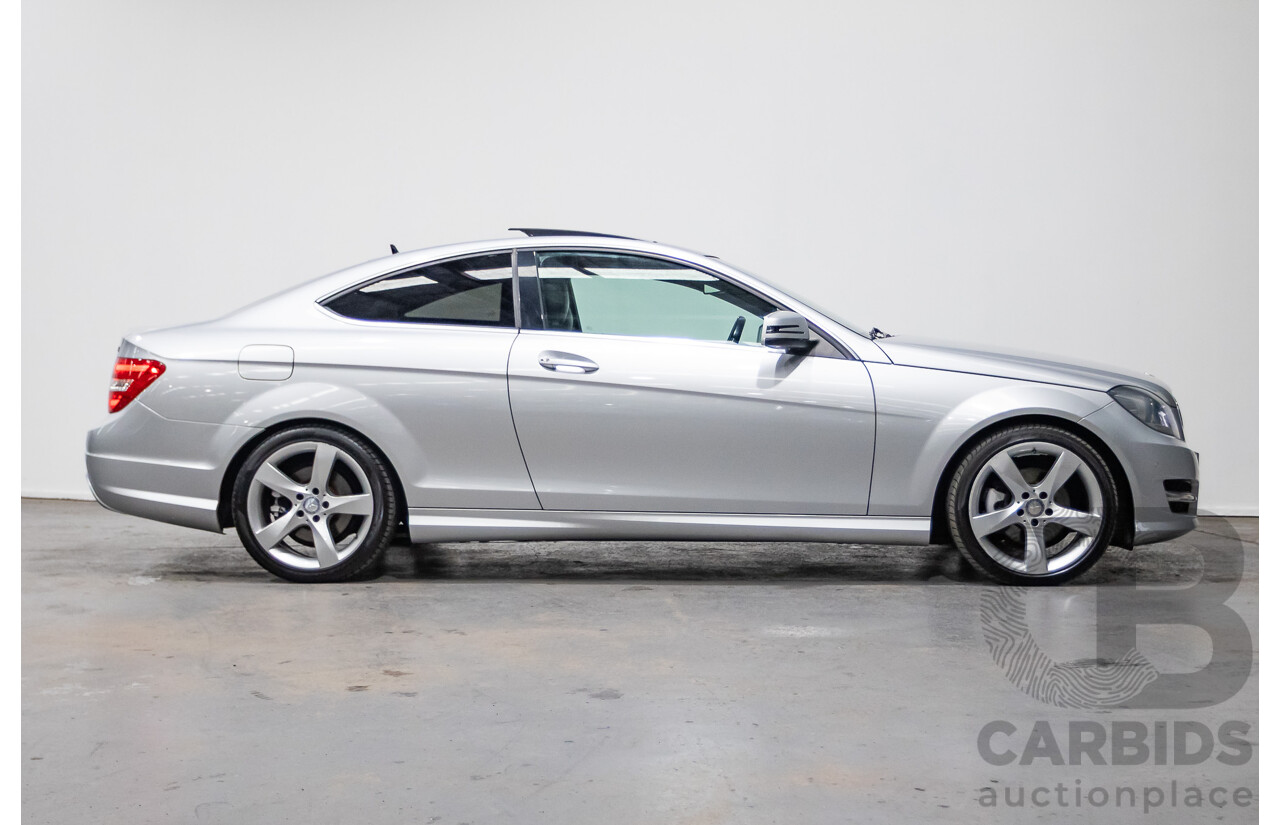 3/2014 Mercedes Benz C250 CDI AMG Pack W204 MY14 2d Coupe Iridium Silver Metallic Turbo Diesel 2.1L