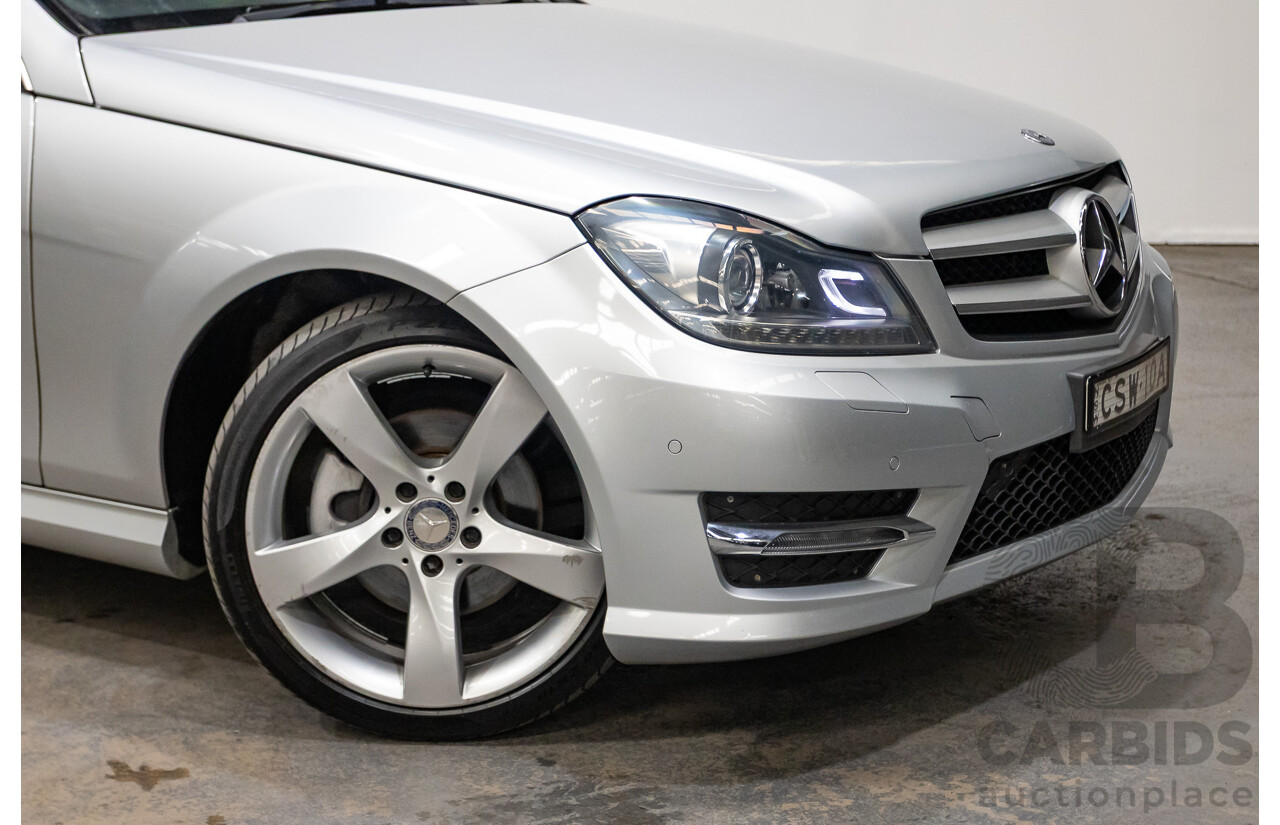 3/2014 Mercedes Benz C250 CDI AMG Pack W204 MY14 2d Coupe Iridium Silver Metallic Turbo Diesel 2.1L