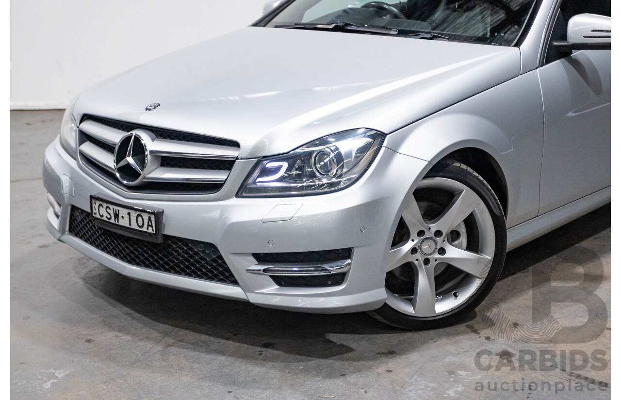 3/2014 Mercedes Benz C250 CDI AMG Pack W204 MY14 2d Coupe Iridium Silver Metallic Turbo Diesel 2.1L