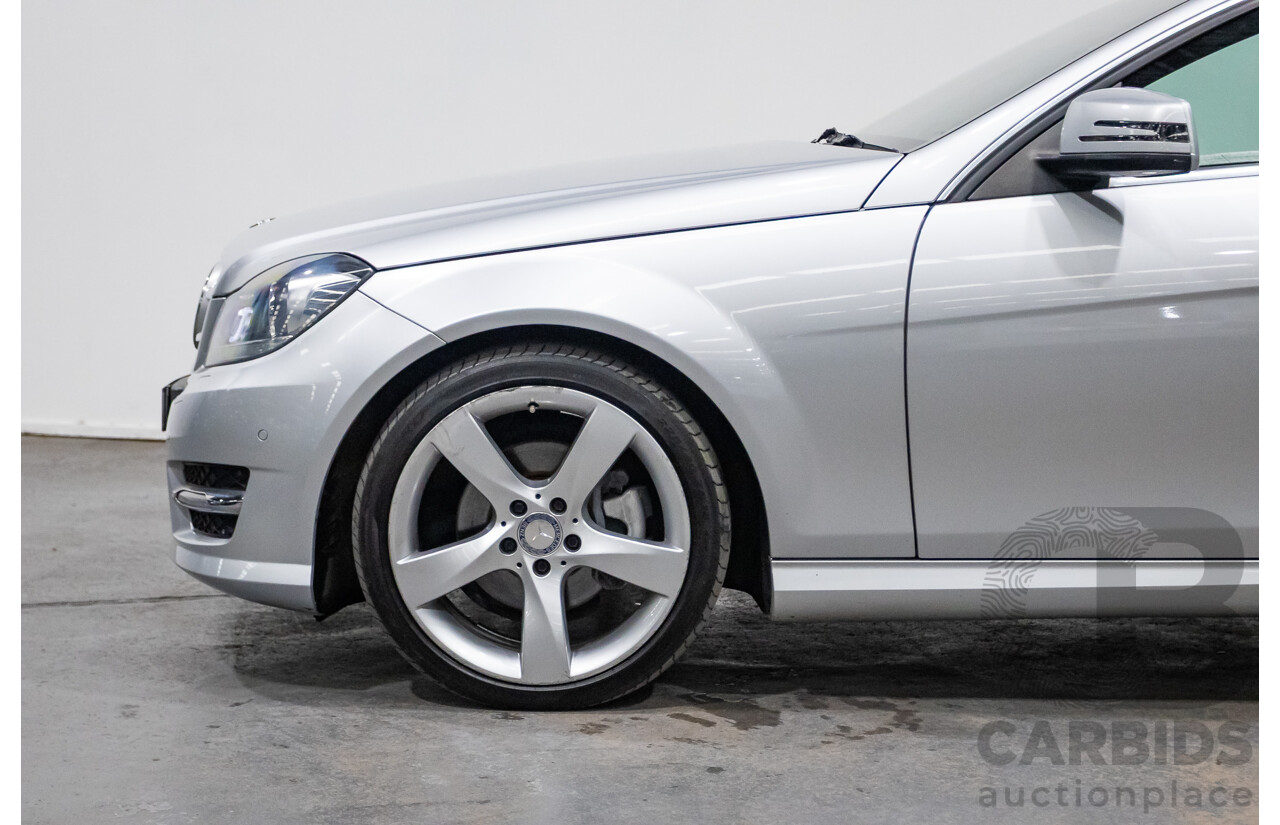 3/2014 Mercedes Benz C250 CDI AMG Pack W204 MY14 2d Coupe Iridium Silver Metallic Turbo Diesel 2.1L
