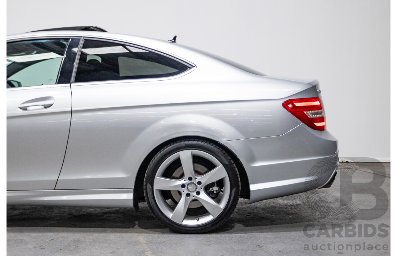 3/2014 Mercedes Benz C250 CDI AMG Pack W204 MY14 2d Coupe Iridium Silver Metallic Turbo Diesel 2.1L