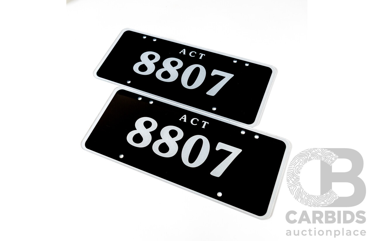 ACT 4-Digit Number Plate - 8807