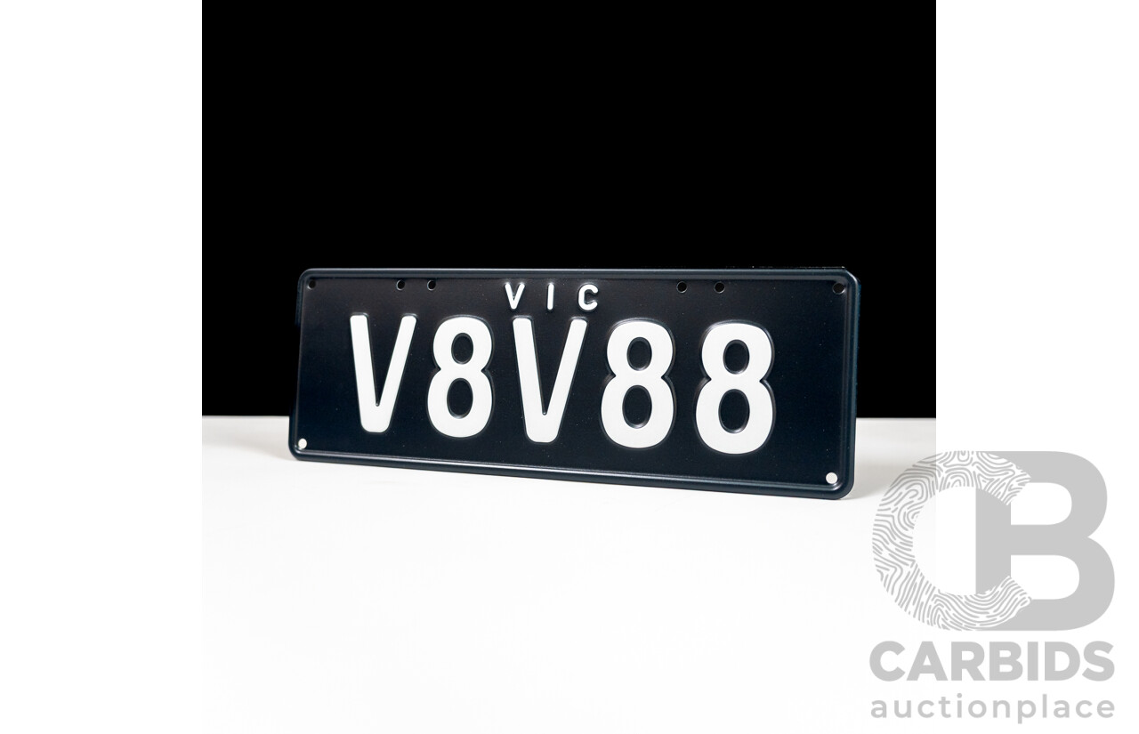 Victorian VIC Custom 5 Character Number Plate - V8V88