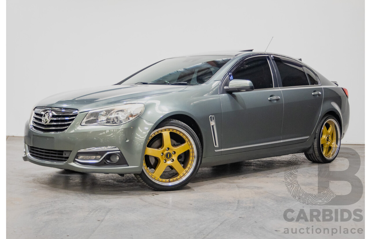 5/2013 Holden VF Calais V 4d Sedan Prussian Steel V8 6.0L