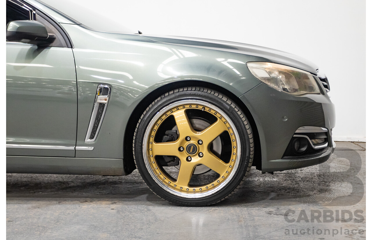 5/2013 Holden VF Calais V 4d Sedan Prussian Steel V8 6.0L