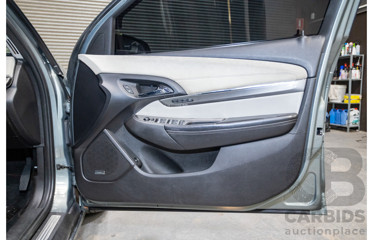 5/2013 Holden VF Calais V 4d Sedan Prussian Steel V8 6.0L
