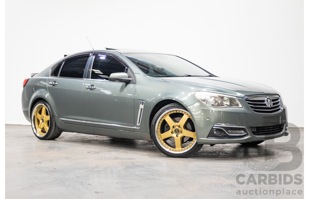 5/2013 Holden VF Calais V 4d Sedan Prussian Steel V8 6.0L