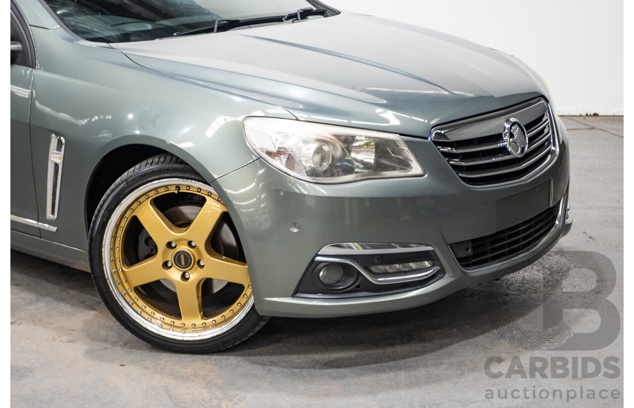 5/2013 Holden VF Calais V 4d Sedan Prussian Steel V8 6.0L