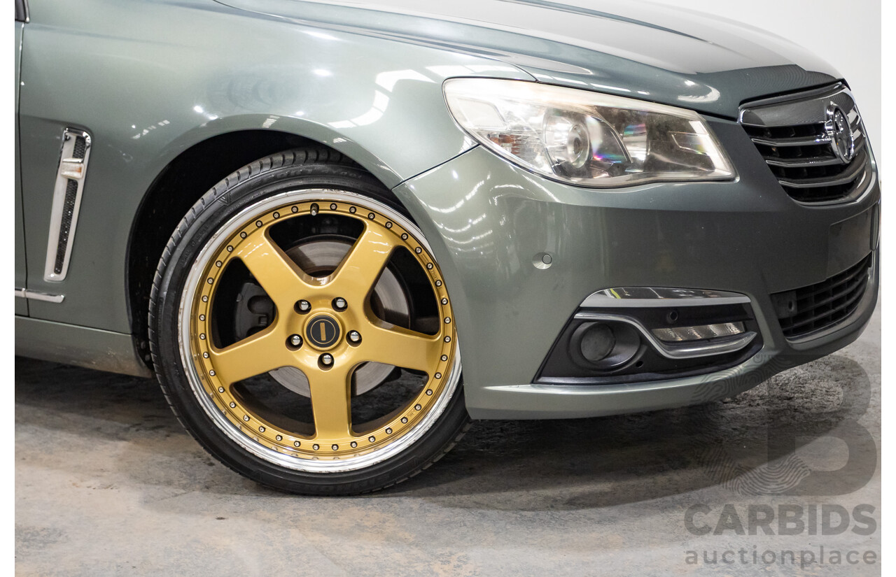 5/2013 Holden VF Calais V 4d Sedan Prussian Steel V8 6.0L
