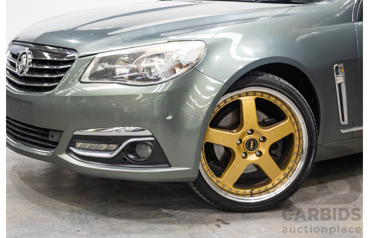 5/2013 Holden VF Calais V 4d Sedan Prussian Steel V8 6.0L