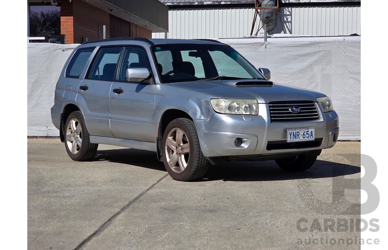 1/2006 Subaru Forester XT Luxury MY06 4d Wagon Silver Turbo 2.5L
