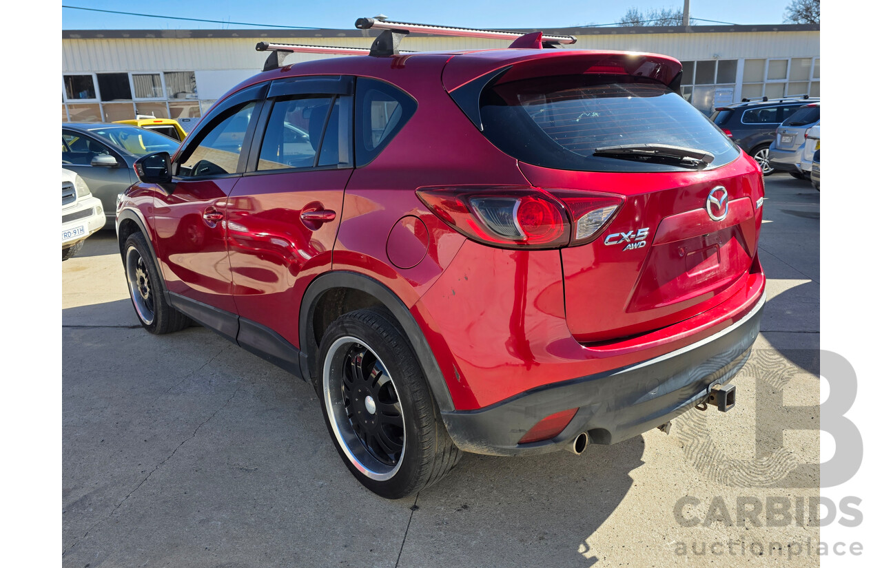 3/2013 Mazda Cx-5 Maxx Sport (4x4) MY13 4d Wagon Soul Red Turbo Diesel 2.2L