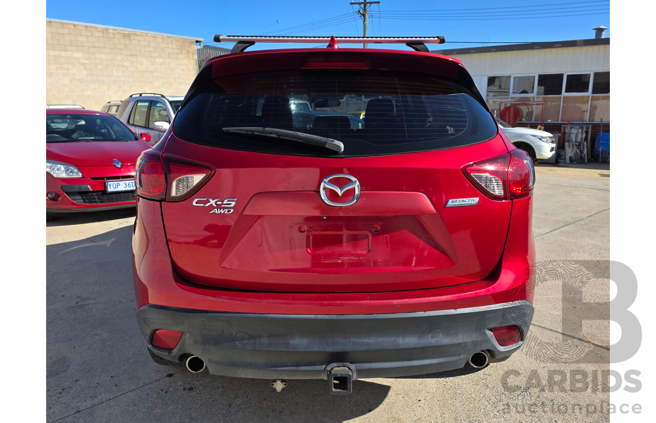 3/2013 Mazda Cx-5 Maxx Sport (4x4) MY13 4d Wagon Soul Red Turbo Diesel 2.2L