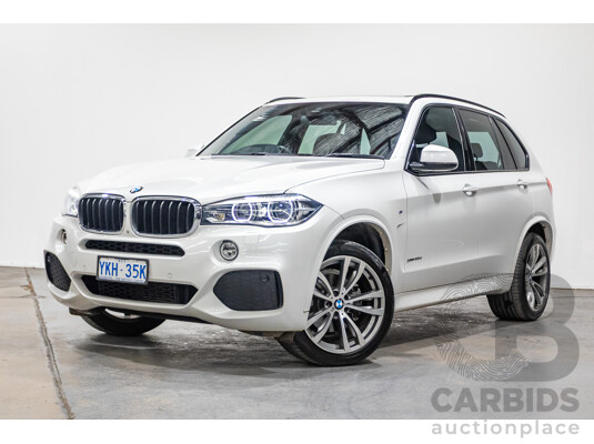 10/2014 BMW X5 xDRIVE 30d M Sport Pack (AWD) E70 MY12 4D Wagon Mineral White Metallic Turbo Diesel 3.0L - 7 Seats