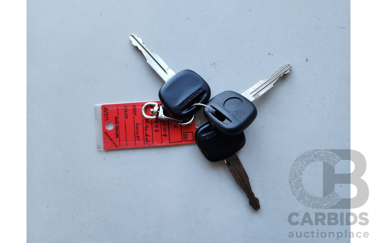 9/1998 Mitsubishi Lancer GLi CE 2d Coupe Silver 1.5L
