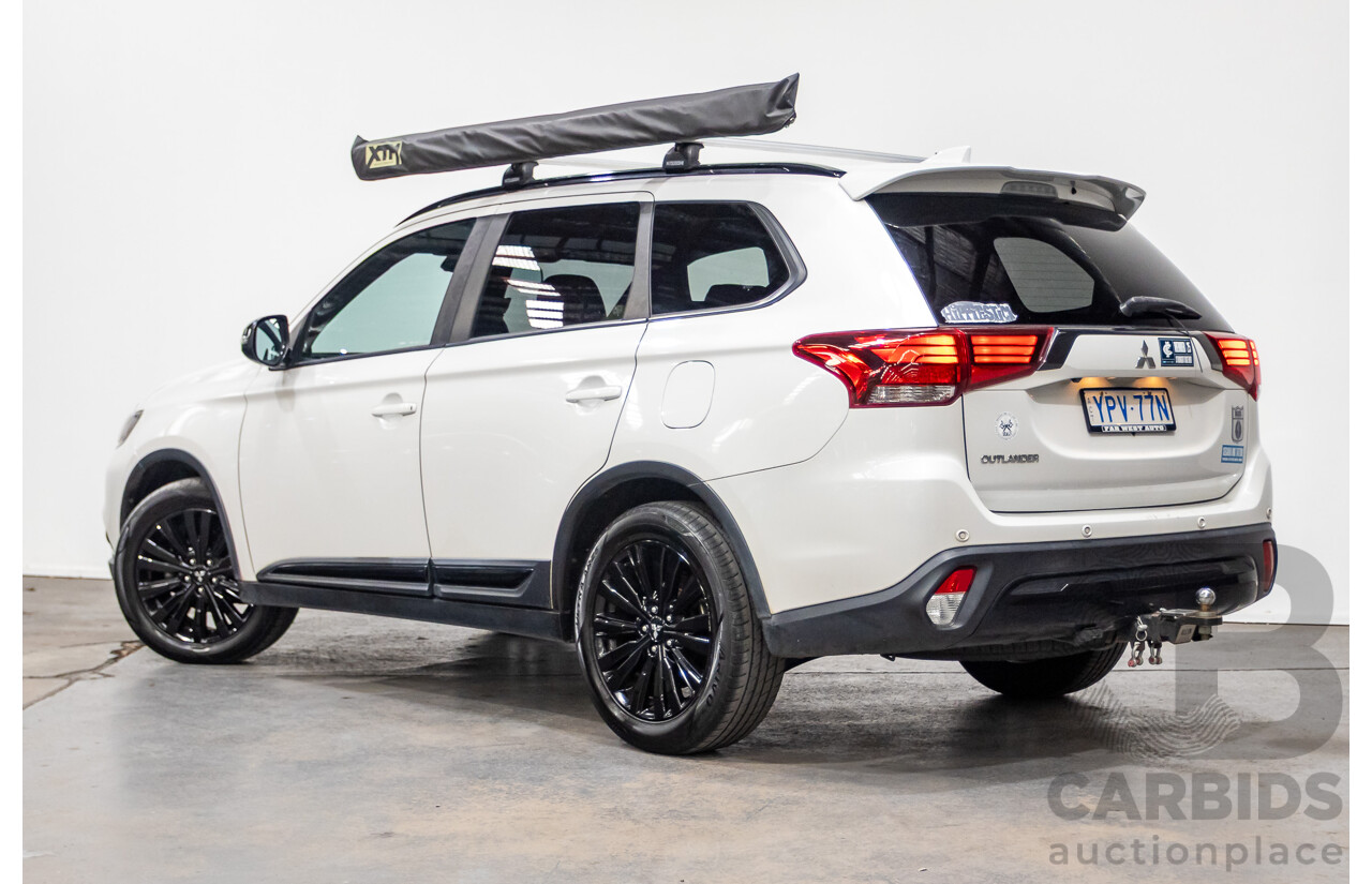 02/2020 Mitsubishi Outlander Black Edition 7  ZL MY20 4D Wagon Diamond White Pearl 2.4L - 7 Seats