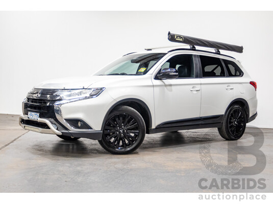 02/2020 Mitsubishi Outlander Black Edition 7  ZL MY20 4D Wagon Diamond White Pearl 2.4L - 7 Seats