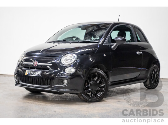 11/2013 Fiat 500 S MY13 3d Hatchback Vesuvio Black Metallic 1.4L