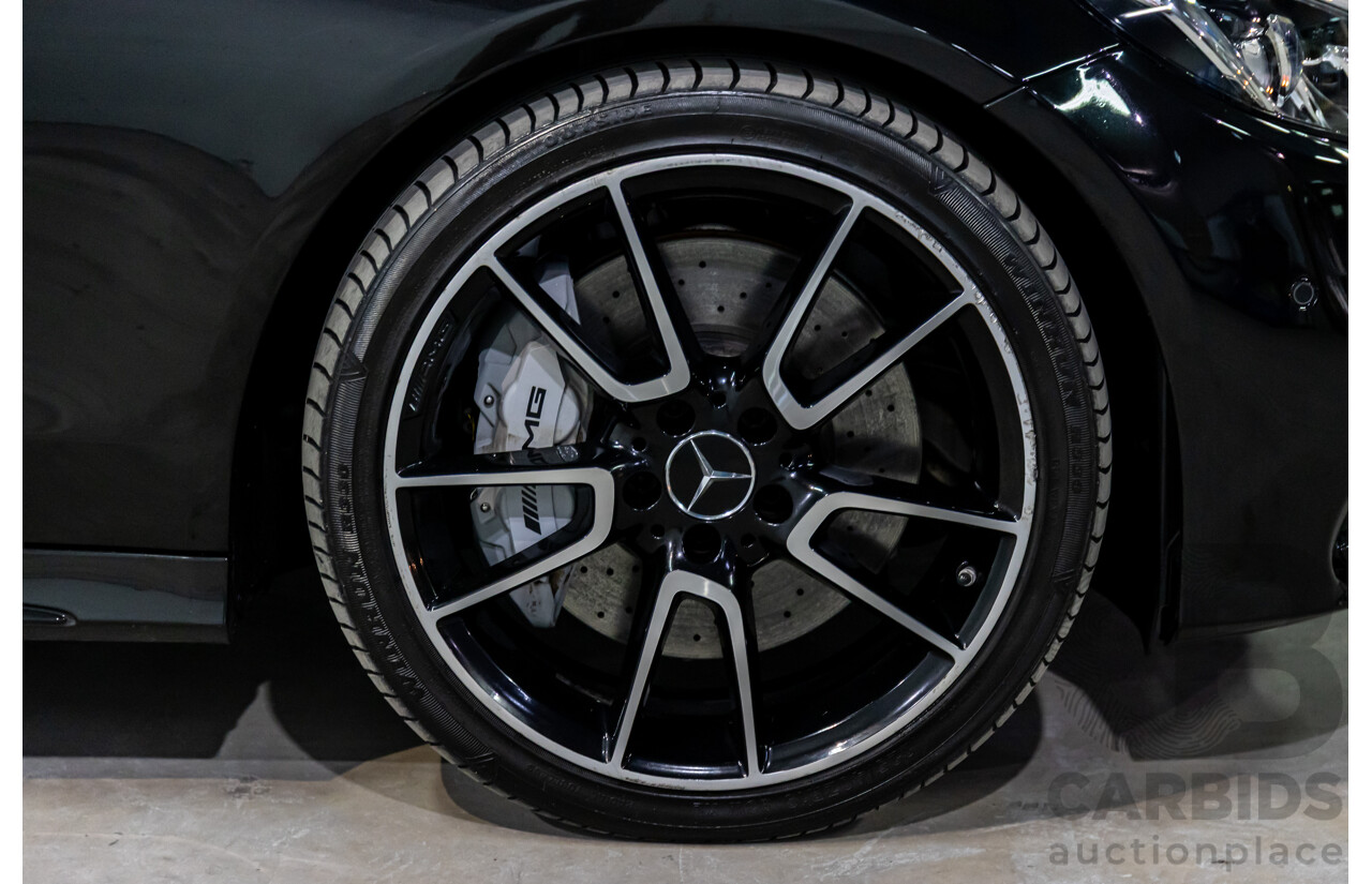 07/2017 Mercedes-Benz C43 AMG (AWD) 205 MY17.5 2d Coupe Obsidian Black Metallic Turbo V6 3.0L