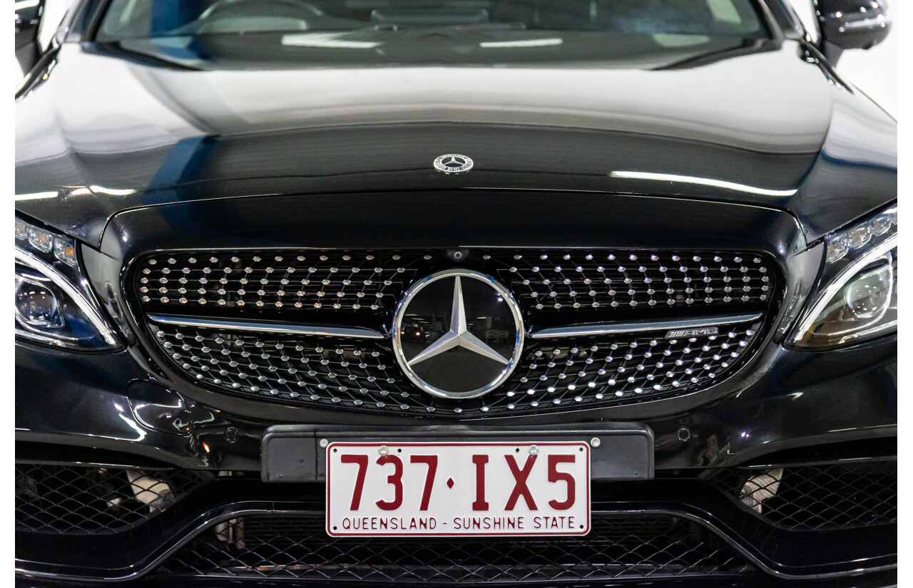 07/2017 Mercedes-Benz C43 AMG (AWD) 205 MY17.5 2d Coupe Obsidian Black Metallic Turbo V6 3.0L