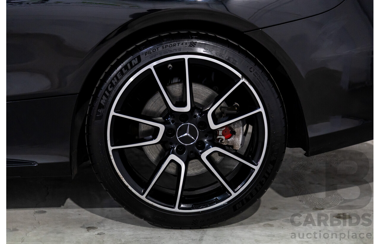 07/2017 Mercedes-Benz C43 AMG (AWD) 205 MY17.5 2d Coupe Obsidian Black Metallic Turbo V6 3.0L