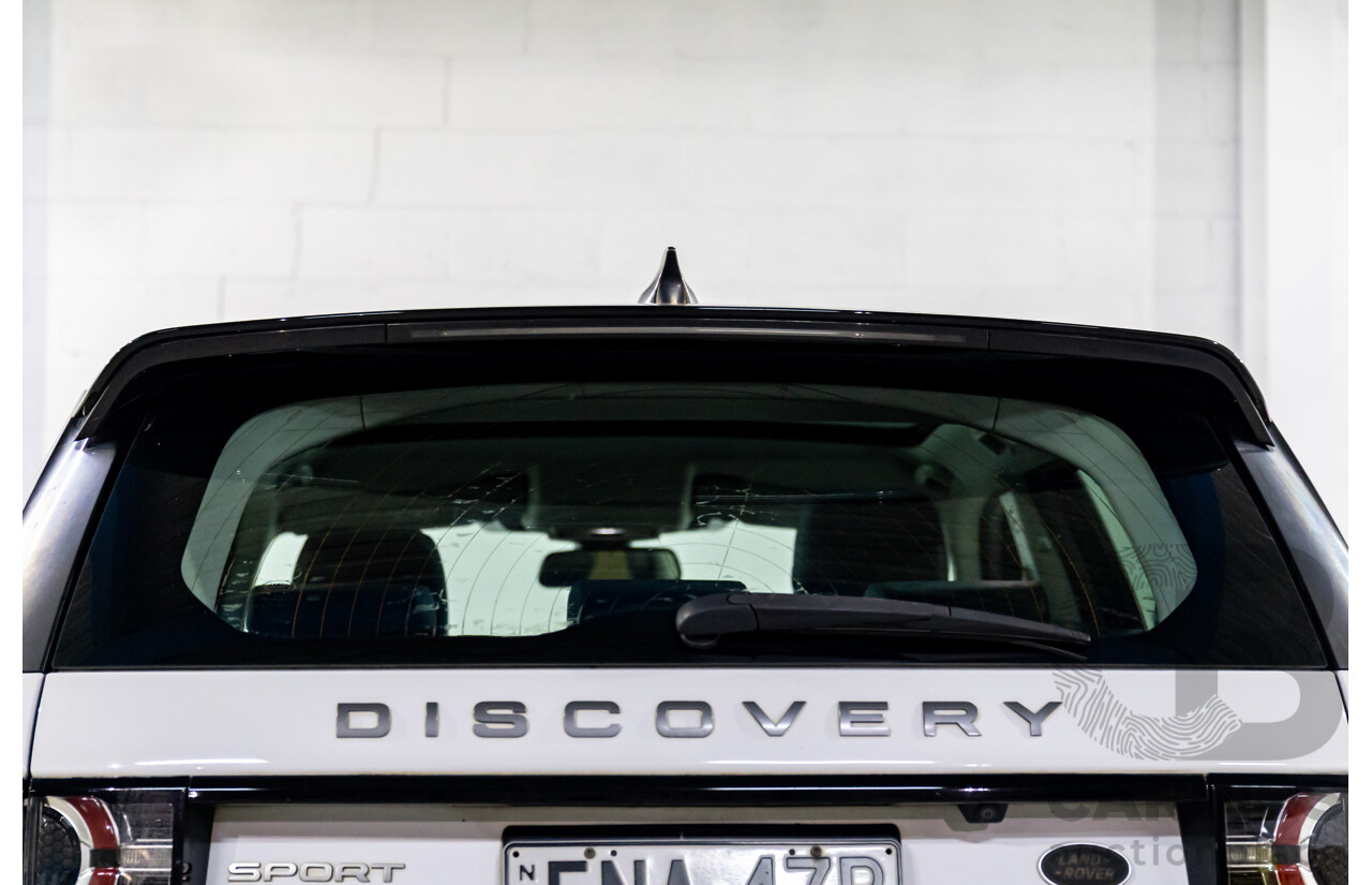 02/2018 Land Rover Discovery Sport SD4 HSE (177kW AWD) 5 Seat L550 MY18 4d Wagon Fuji White/ Santorini Black Roof Turbo Diesel 2.0L